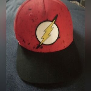 Flash Mens Classic Flash Logo Curved Bill Snapback